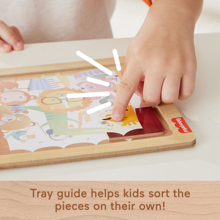 Fisher Price Μίνι Ξύλινο Παζλ Μουσικά Όργανα - HXV18