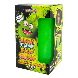 Tuban Jiggly Slime Fluo Glow Πράσινο 430g - TU3823