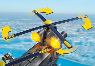 Playmobil City Action Ελικόπτερο Ειδικών Δυνάμεων Με Δύο Έλικες - 71149
