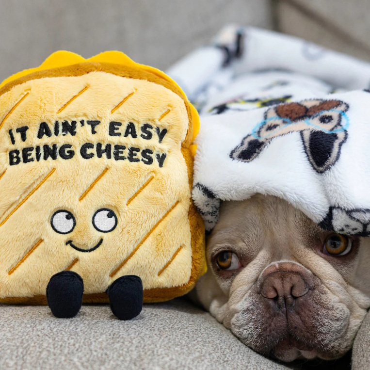 Punchkins Λούτρινο Ψημένο Τοστάκι "It Ain't Easy Being Cheesy" - GC99064