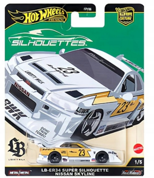 Hot Wheels Premium Car Culture LB-ER34 Super Silhouette Nissan Skyline - JBK59