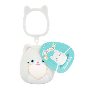 Squishmallows Λούτρινο Μπρελόκ Zachariah the Cat 9 εκ - SQCP00765