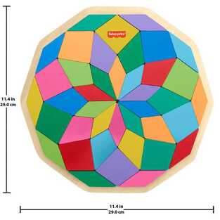 Fisher Price Ξύλινο Παζλ Mandala 41τμχ - HXT94