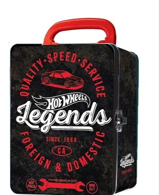 1/64 Hot Wheels Vintage Metal Case - Black - HWCC22B