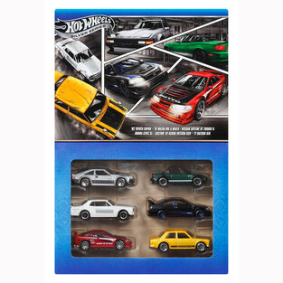 Hot Wheels Silver Series 6-Pack Die-Cast Vehicles Streets Of Japan - JBY77