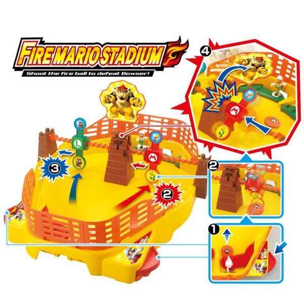 Super Mario Fire Mario Stadium - Το Γήπεδο Της Φωτιάς - SM7388