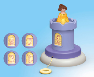 Playmobil Junior Disney Ο Μουσικός Πύργος Της Μπελ - 71458
