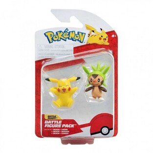 Pokemon 2 Figure Battle Pack First Partner Pikachu & Chespin - PKW4069