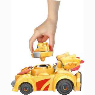 Super Wings Super Pet Free Wheel Vehicle - Spinning Golden Boy & Vehicle - 770331