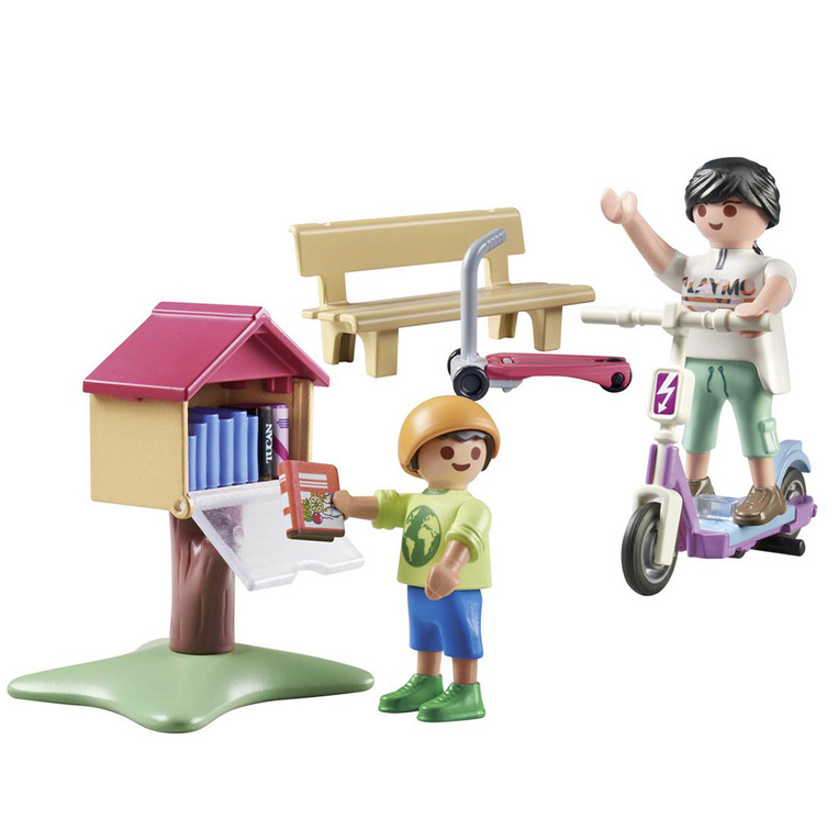 Playmobil My Life Υπαίθρια Ανταλλακτική Βιβλιοθήκη - 71511