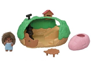 Sylvanian Families Baby Hedgehog Hideout - Η Κρυψώνα Του Μωρού Σκαντζόχοιρού - SF5453