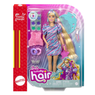 Λαμπάδα Barbie Κούκλα Totally Hair Stars - HCM88