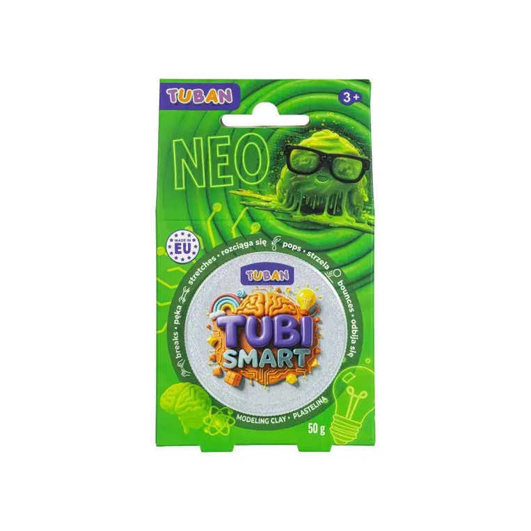 Tuban Πλαστελίνη Μοντελισμού Tubi Smart Neon - TU3851
