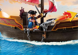 Playmobil Pirates Πειρατική Γαλέρα "Ο Βασιλιάς των Πειρατών" - 71418