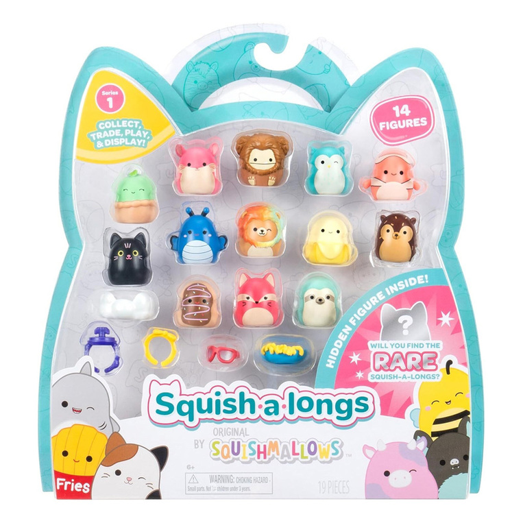 Squish-A-Longs - Σετ 14Τμχ Φιγούρων & Αξεσουάρ - SQAL0029