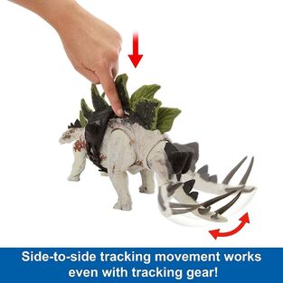 Jurassic World Dominion Dinosaur Figure Gigantic Trackers Stegosaurus - HLP24