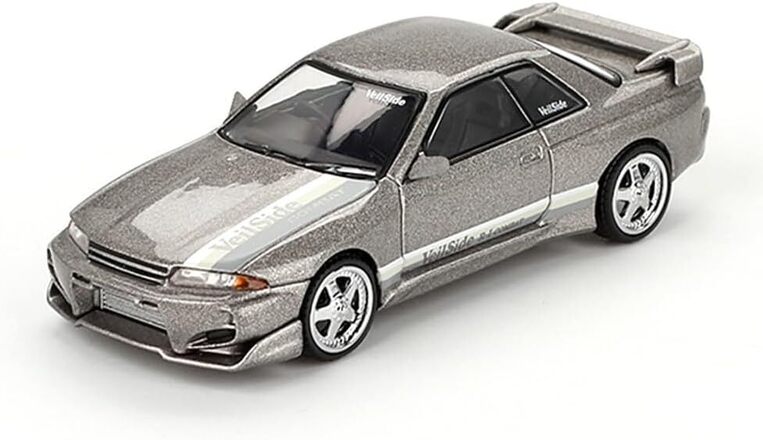 Mini GT Nissan GT-R (R32) Veilside Combat 2011 - Grey - MGT00971-BL