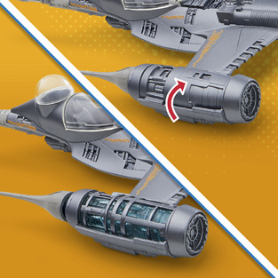 Star Wars Epic Hero Series The Mandalorians N-1 Starfighter - F9950