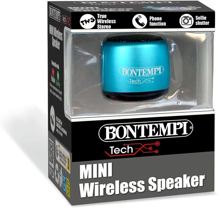 Bontempi Mini Bluetooth Speaker Blue - 4901103
