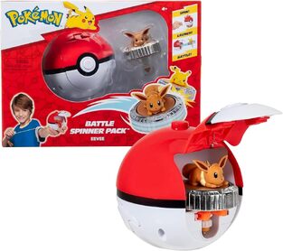 Pokemon Battle Spinning Top and Poke Ball Launcher Eevee - PKW4399