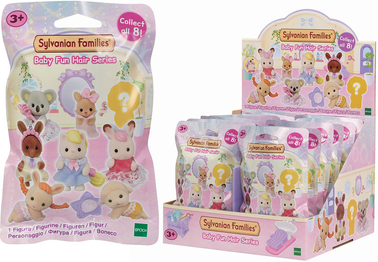Sylvanian Families Baby Fun Hair Series_Pack and Box - Συλλογή Μωρά Αστεία Μαλλιά - SF5657