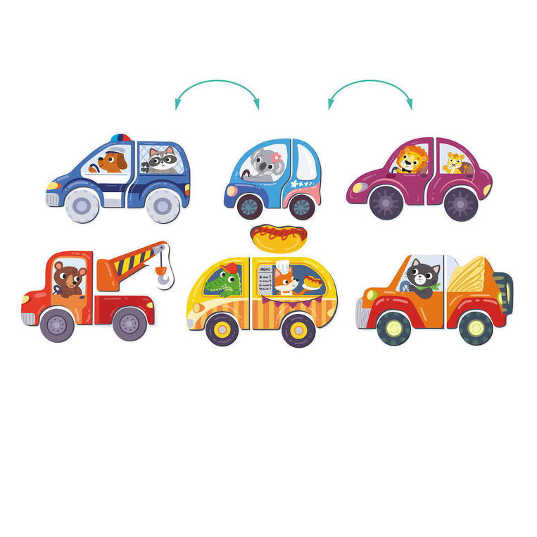 Dodo Toys Μαγνητικό Εκπαιδευτικό Παιχνίδι "Οδικό Ταξίδι" με 36 Μαγνήτες - 200244
