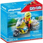 Playmobil City Life Διασώστης με Μοτοσικλέτα - 71205