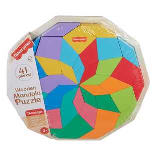 Fisher Price Ξύλινο Παζλ Mandala 41τμχ - HXT94