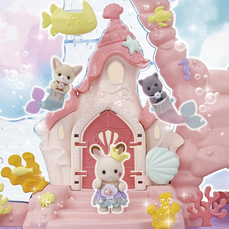 Sylvanian Families Baby Mermaid Castle - Κάστρο Για Γοργόνες Μωρά - SF5701