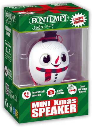 Bontempi Mini Wireless Acoustic Speaker Snowman - 490100NP