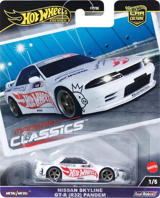 Hot Wheels Premium Nissan Skyline GT-R(R32) Pandem - HVR68