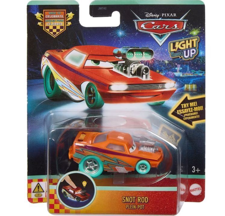 Cars Αυτοκινητακι Light-up Snot Rod - JMT48