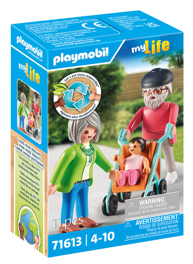 Playmobil My Life Παππούς Και Γιαγιά Με Μωρό - PL71613