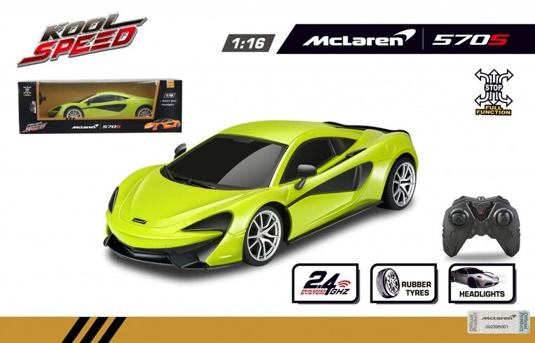 Τηλεκατευθυνόμενο Αυτοκίνητο Mclaren 570s Λαχανί - FK10486
