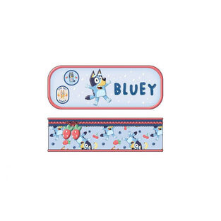 Graffiti Κασετίνα Οβάλ Blue Bluey - 260341