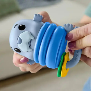 Fisher-Price Κουδουνίστρα Ζωακια Ωκεανου Squishseas Silicone Walrus - JHB56