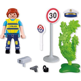 Playmobil Specialplus Αστυνομικός Με Ραντάρ Ταχύτητας - 72029