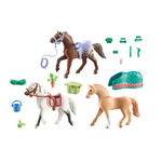 Playmobil Horses Of Waterfall Τρία Άλογα Με Αξεσουάρ - 71356