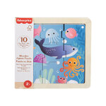 Fisher Price Μίνι Ξύλινο Παζλ Ζωάκια Του Βυθού - HXV17