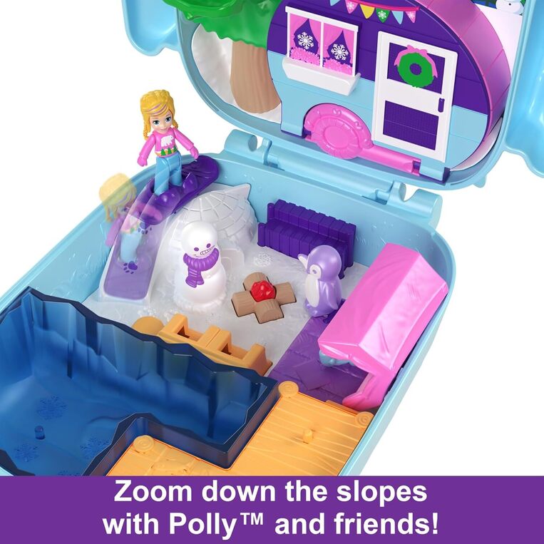 Polly Pocket Snowy Sleepover Owl Compact - HKV37