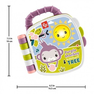 Fisher-Price Μουσικό Βιβλιαράκι Μαϊμουδάκι - JFN07