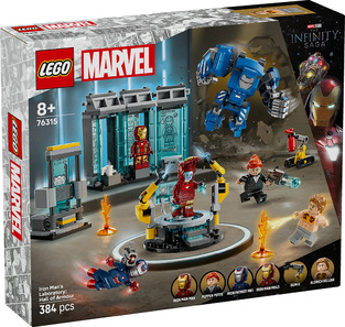 LEGO Marvel Iron Man's Laboratory Hall Of Armour - 76315