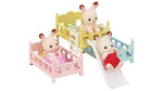 Sylvanian Families Τριπλή Κουκέτα - SF5741