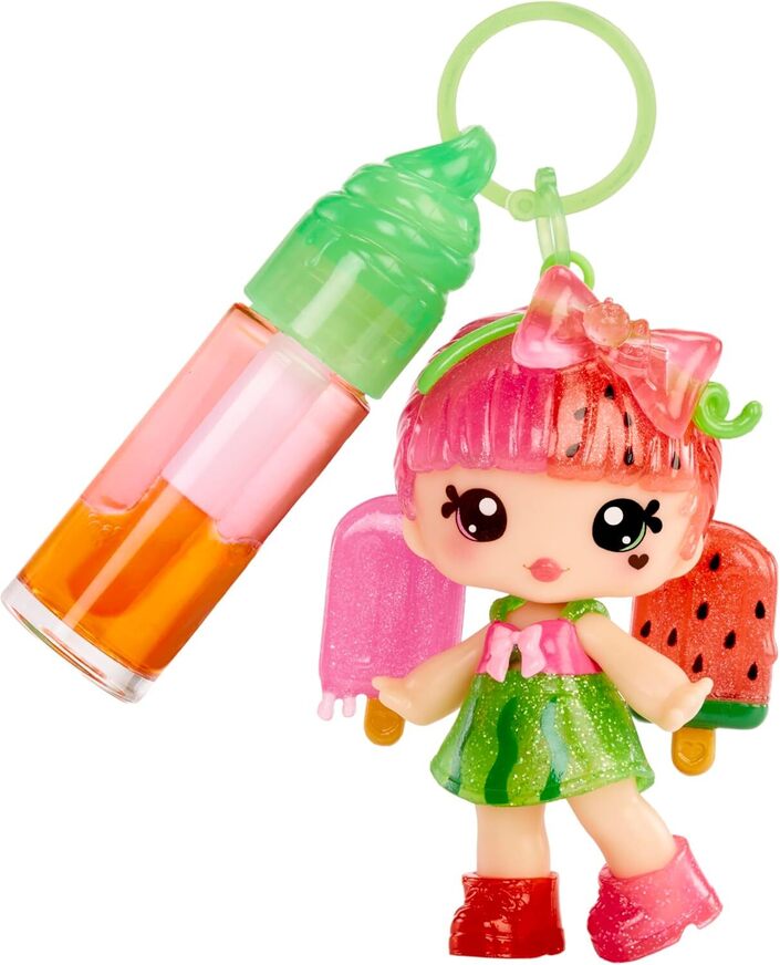 Yummiland Lip Gloss Doll: Mystery Color Change - Poppy Melonbery - 546160EUC