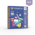 Connetix Magnetic Tiles Light Star Pack 28 Pieces - CT-L-00028-ST