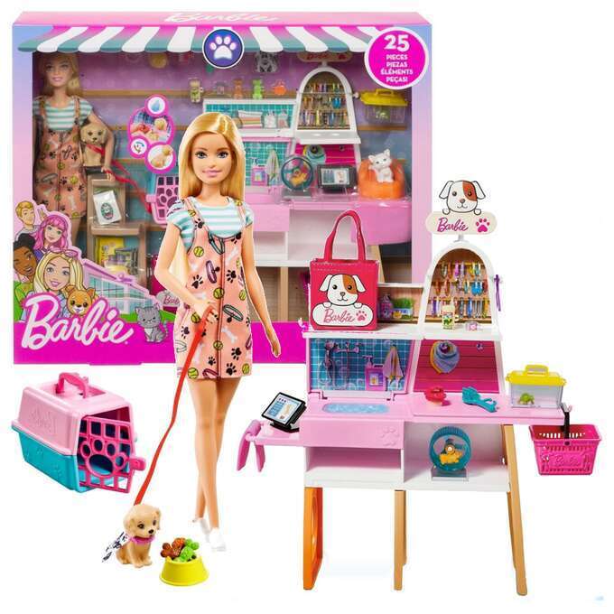 Barbie Pet Supply Store Μαγαζί Για Κατοικίδια - GRG90