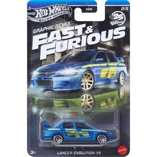 Hot Wheels Silver Series Fast And Furious Lancer Evolution VII - JBY47