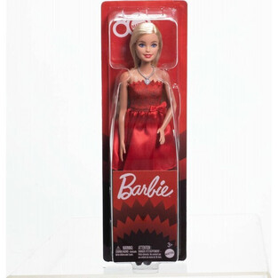 Barbie Κόκκινο Φόρεμα - 80 Χρόνια Mattel - JGD25
