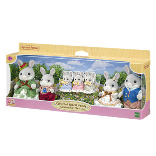 Sylvanian Families Cottontail Rabbit Family Celebration Set - SF5863
