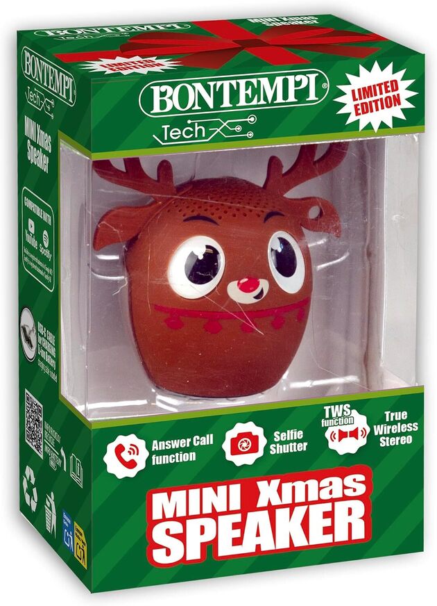 Bontempi - Mini Wireless Acoustic Speaker Reindeer - 490100NR